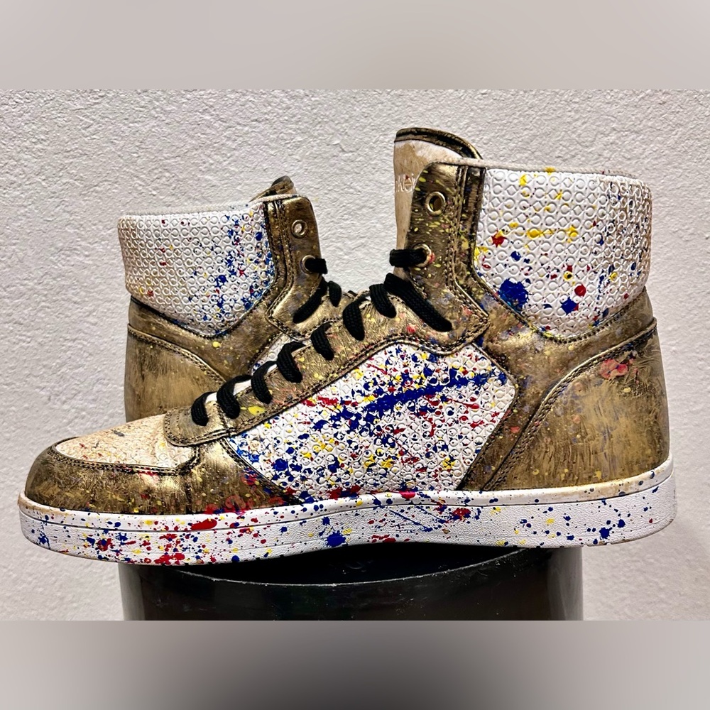 Custom Calvin Klein CMLOROE-C High Top Sneakers